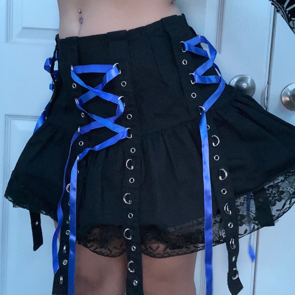 Iblis clothing goth skirt